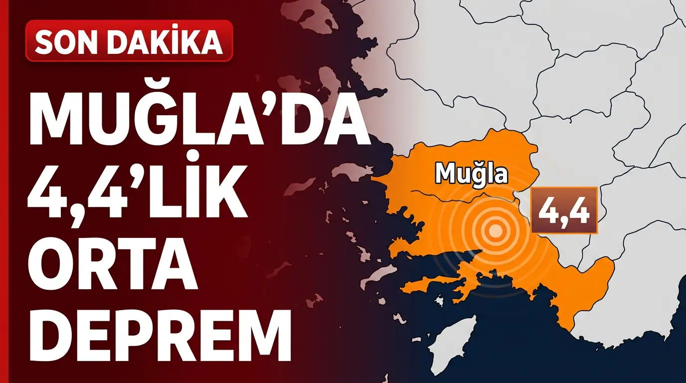 Muğla Açıklarında 4.4 Büyüklüğünde Deprem: Bölgedeki Sismik Hareketlilik