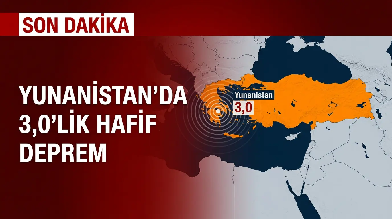 Yunanistan Ege Denizi Depremi: 3 Büyüklüğünde Sarsıntı Kaydedildi