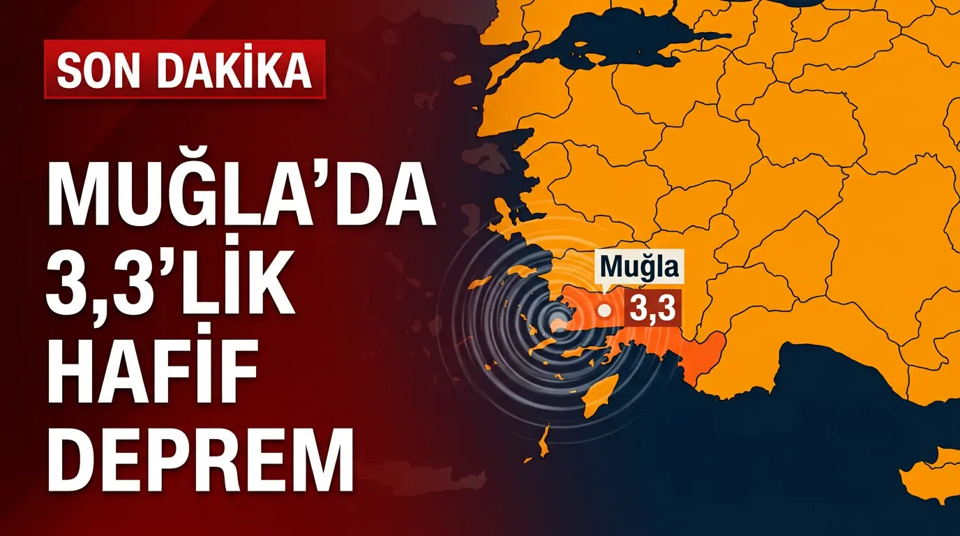 Muğla Girit Açıklarında 3.3 Büyüklüğünde Deprem: Akdeniz Hareketli