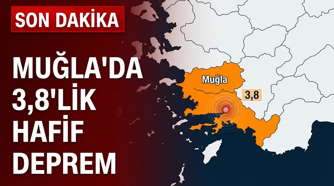 Muğla Girit Adası Açıklarında 3.8 Büyüklüğünde Deprem: Bölgesel Sismik Hareketlilik Artıyor