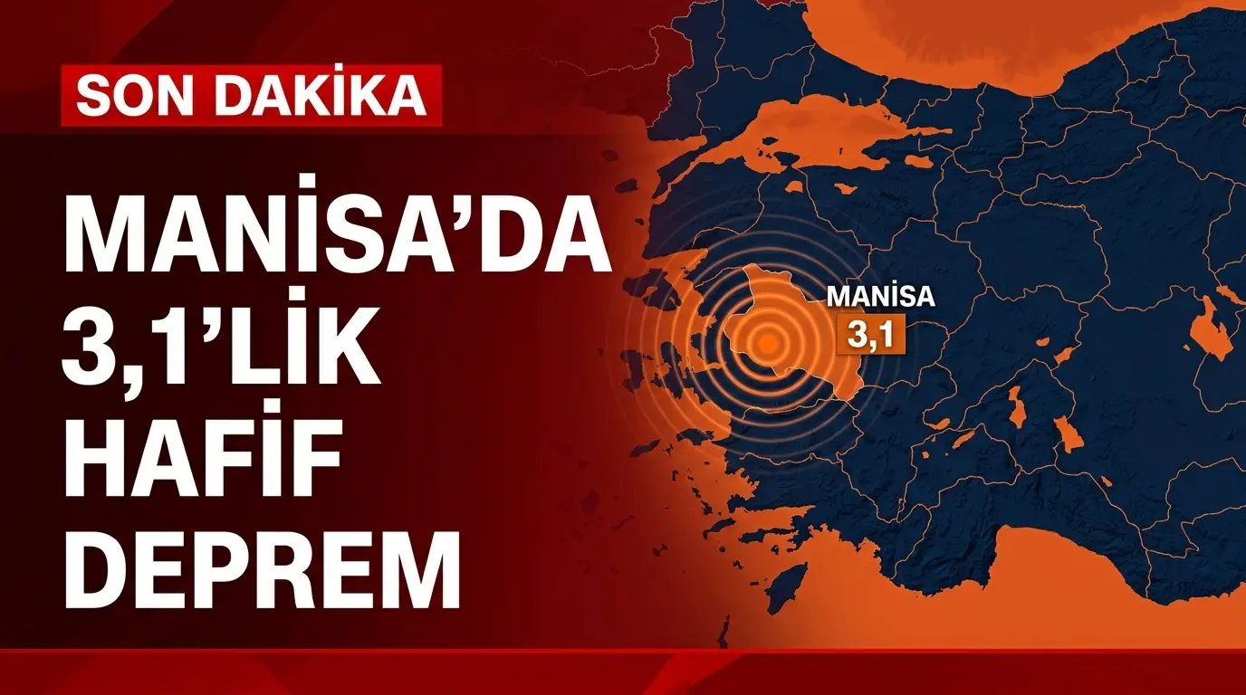 Manisa Sındırgı Sınırında 3.1 Büyüklüğünde Deprem: Bölgesel Analiz