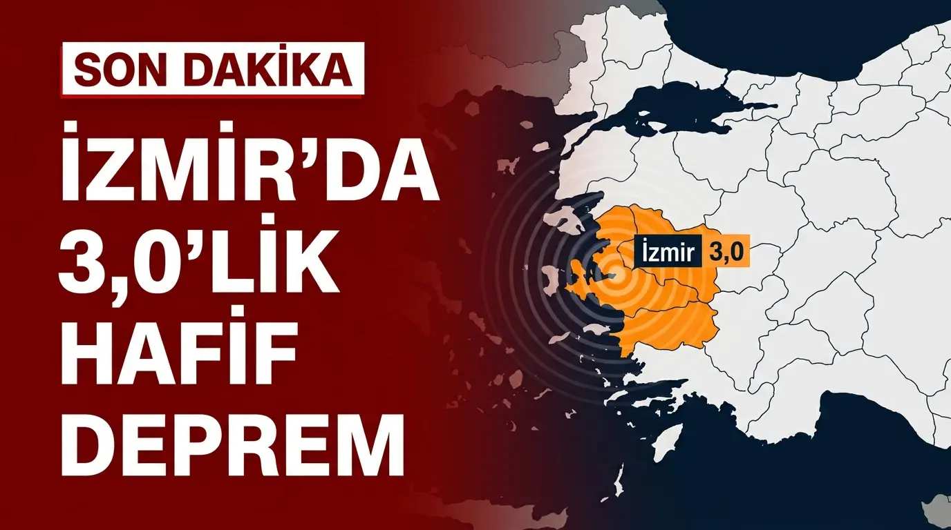 İzmir Ege Denizi'nde 3.0 Büyüklüğünde Deprem: Son Durum ve Riskler