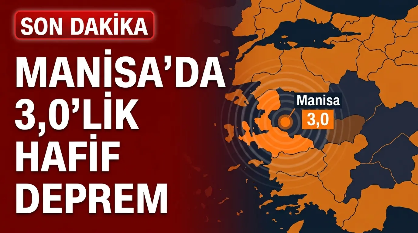 Manisa ve Balıkesir Sınırında Deprem: Bayırlı-Sındırgı Sarsıntısı