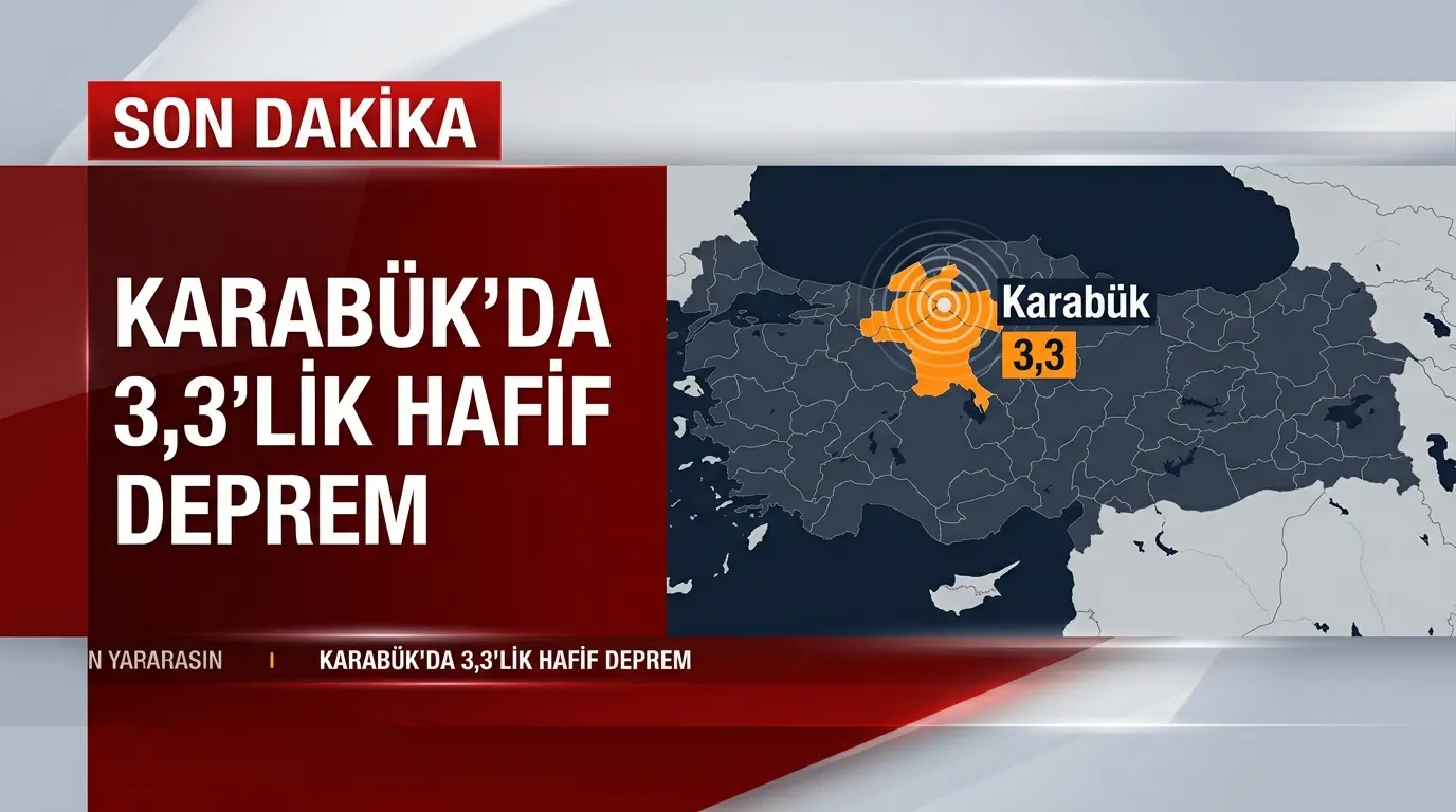 Karabük ve Çankırı Sınırında 3.3 Büyüklüğünde Deprem: Son Durum