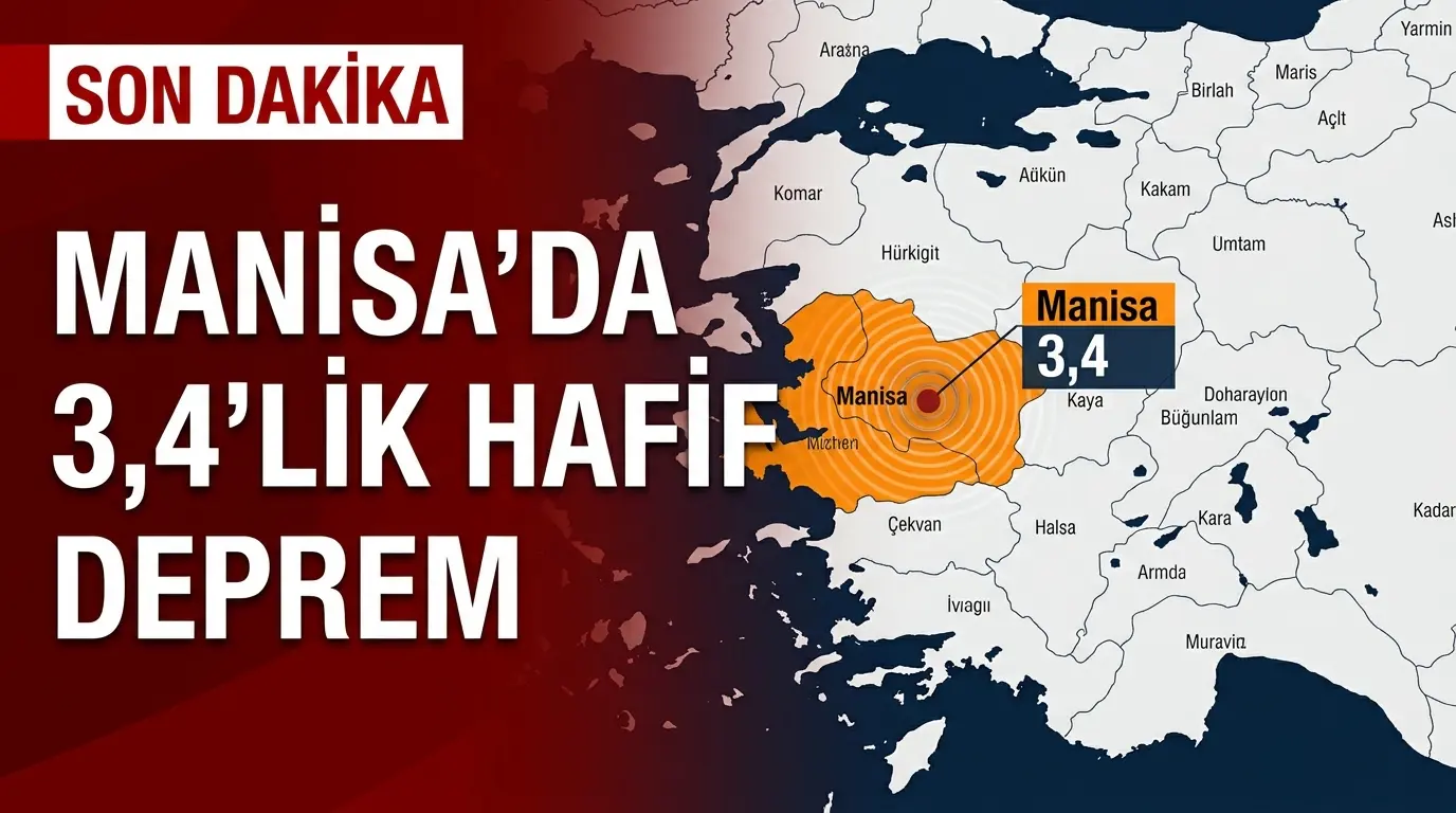 Manisa ve Balıkesir Sınırında 3.4 Büyüklüğünde Deprem: Son Durum