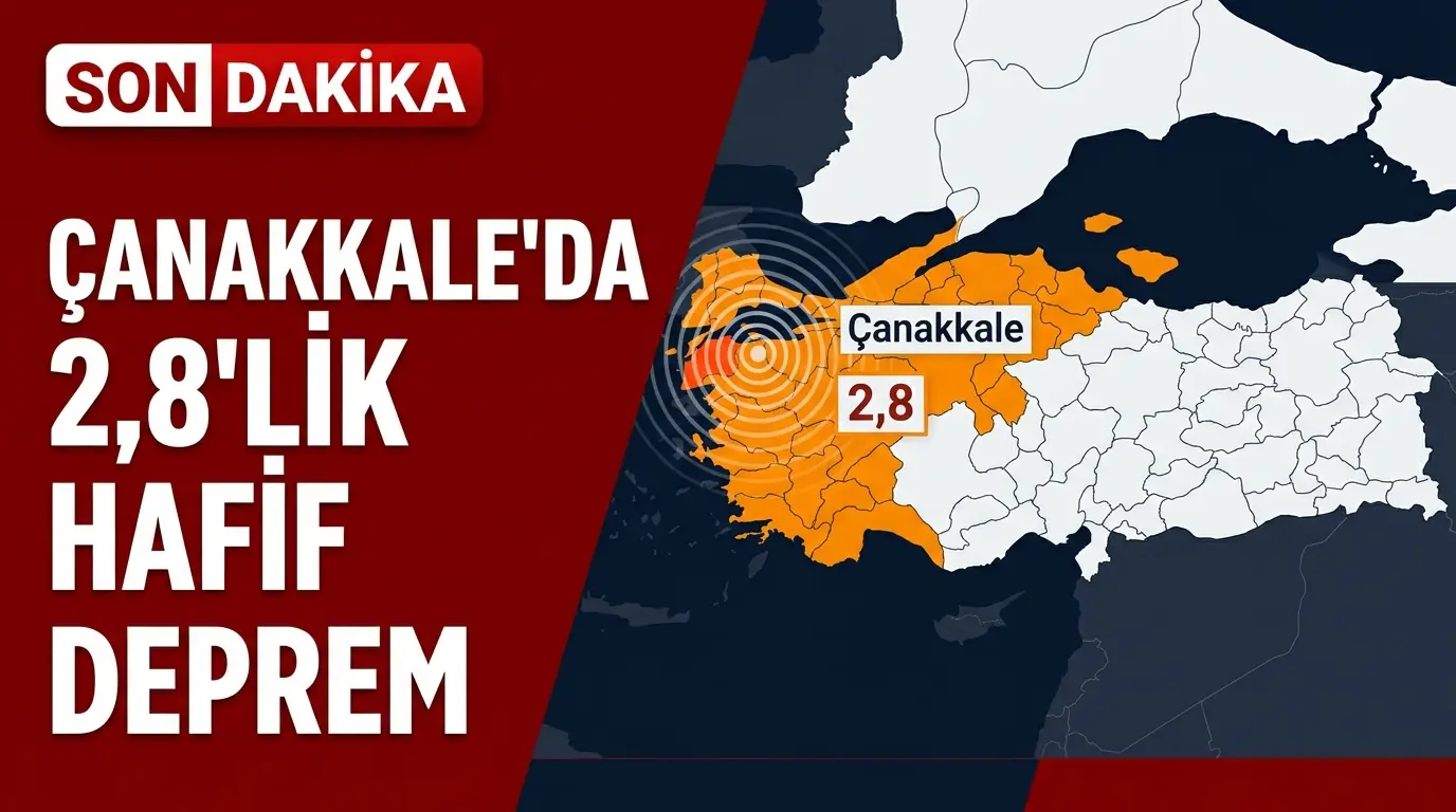 Çanakkale Yakınlarında 2.8 Büyüklüğünde Deprem: Son Durum Nedir?