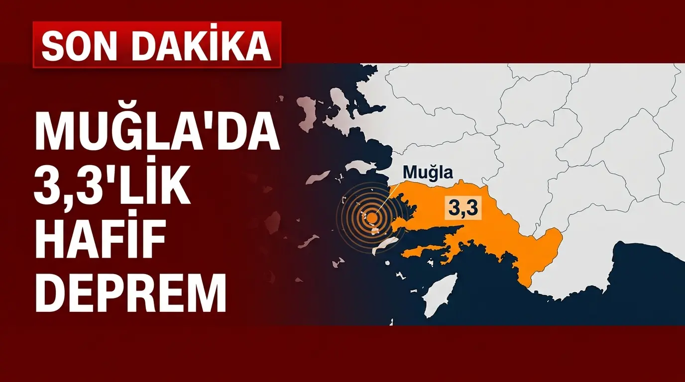 Muğla Yakınlarında Sarsıntı: Girit Açıklarında 3.3 Büyüklüğünde Deprem