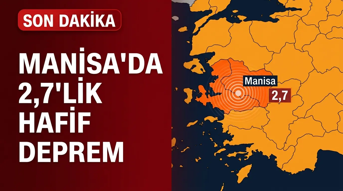 Balıkesir Sındırgı'da 2.7 Büyüklüğünde Deprem: Manisa ve Çevresi Tetikte