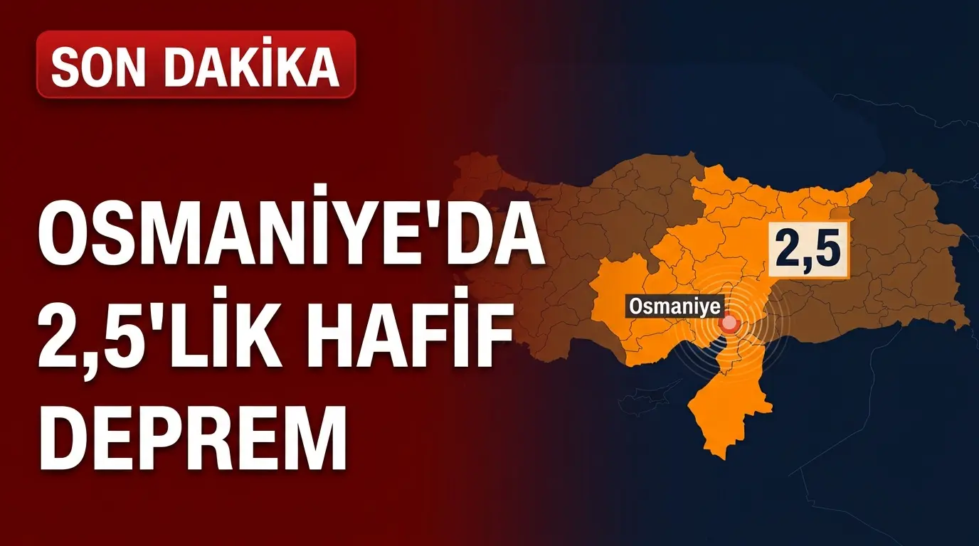 Osmaniye Geben-Andırın Depremi: 2.5 Büyüklüğündeki Sarsıntı ve Riskler