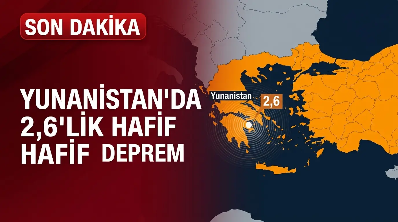 Ege Denizi'nde 2.6 Büyüklüğünde Deprem: Yunanistan Sismik Hareketliliği