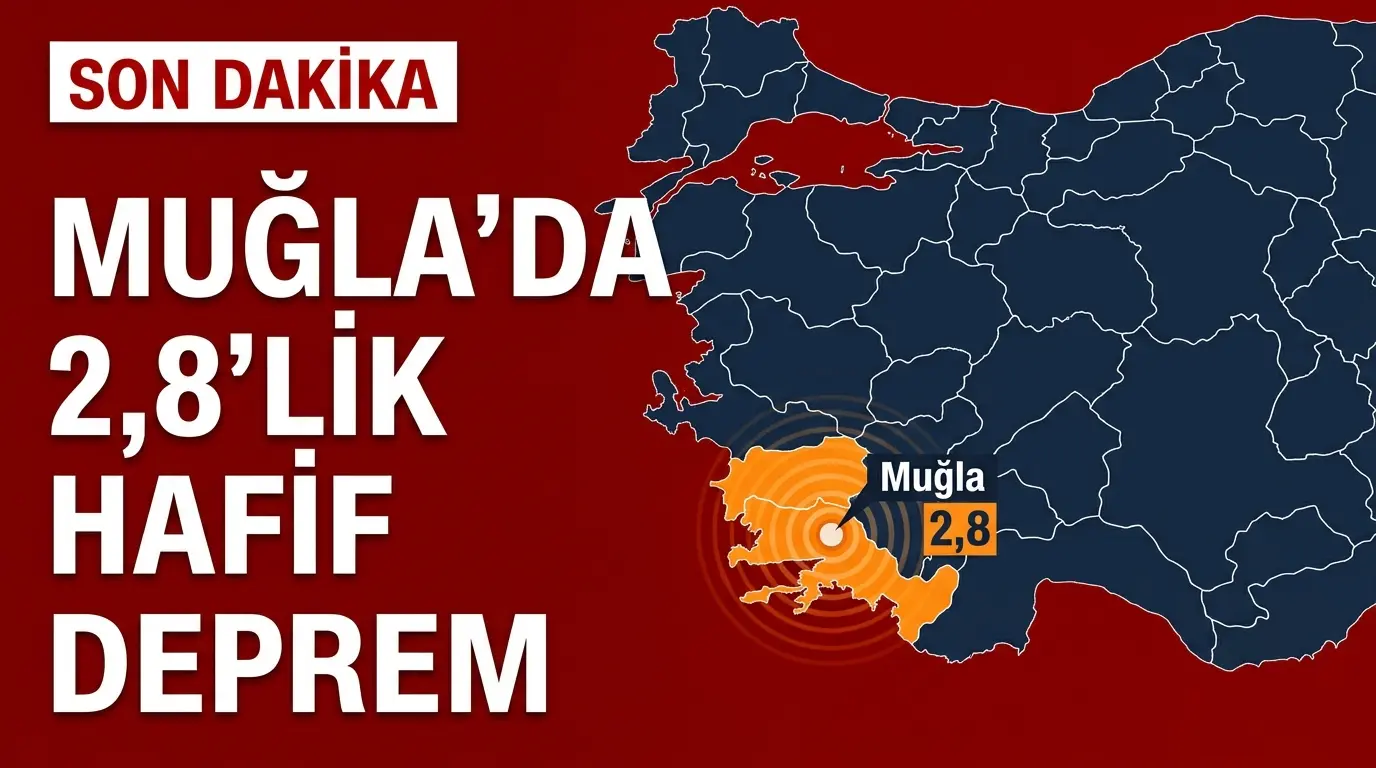 Muğla Ege Denizi Depremi: 2.8 Büyüklüğünde Sarsıntı ve Detaylar