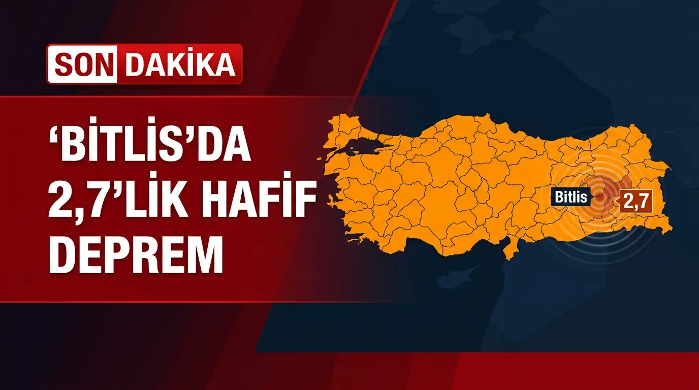 Bitlis Bulanık Yakınlarında 2.7 Büyüklüğünde Deprem: Bölge Risk Altında Mı?