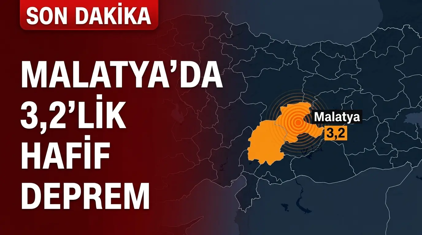 Malatya ve Elazığ Sınırında 3.2 Büyüklüğünde Deprem: Son Durum