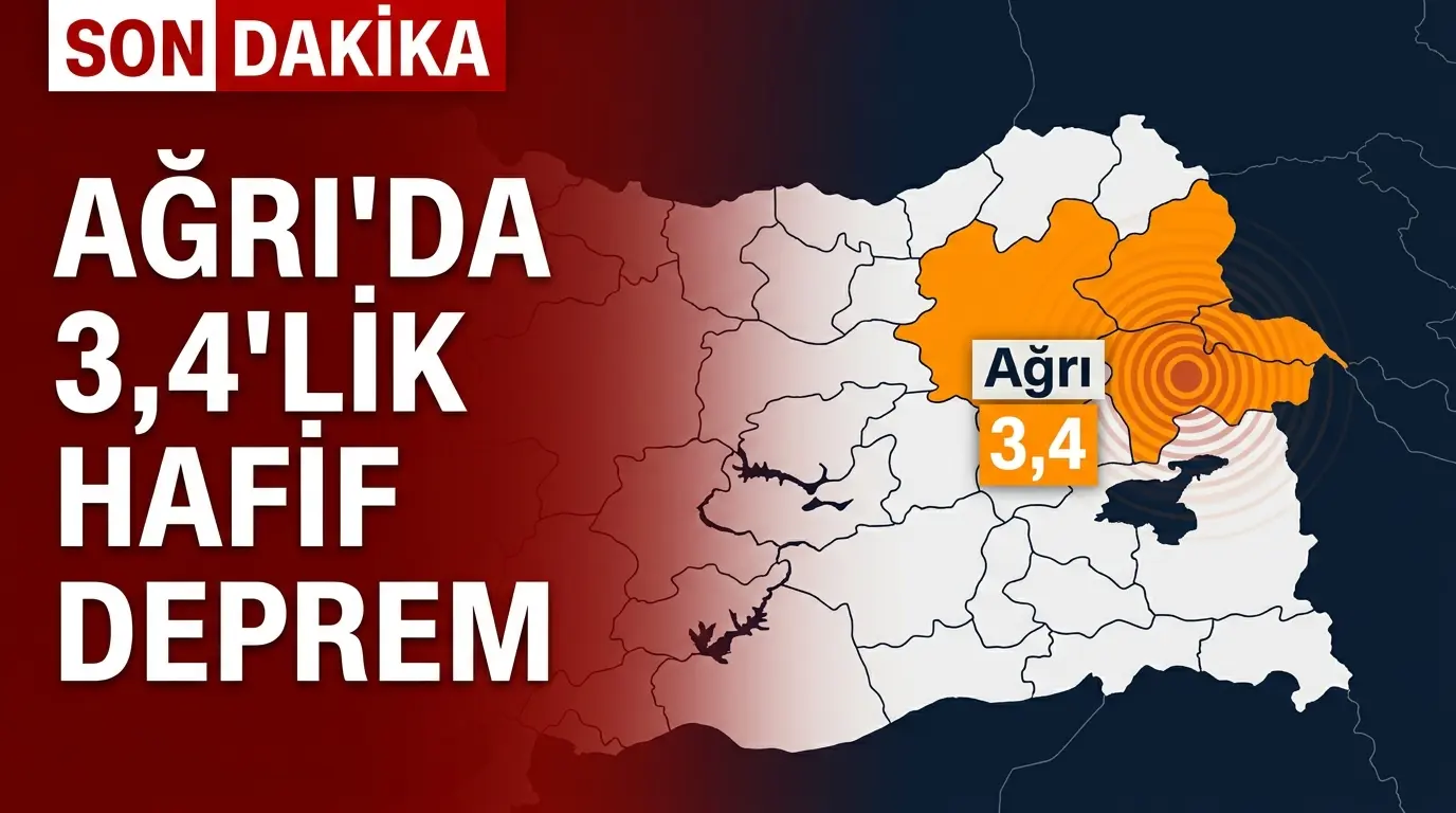 Ağrı Akçift Merkezli 3.4 Büyüklüğünde Deprem: Bölge Alarmda mı?