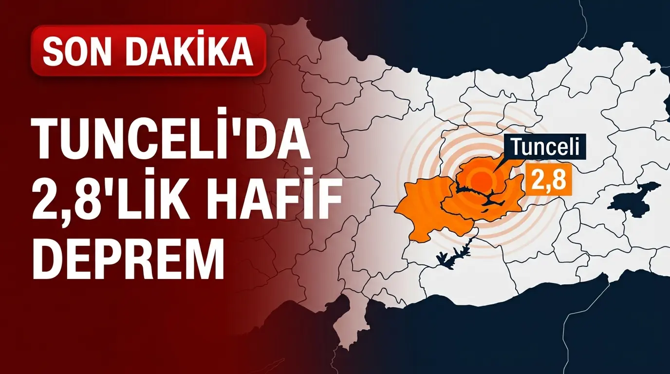 Tunceli Sazlıpınar’da 2.8 Büyüklüğünde Deprem: Güncel Sismik Analiz