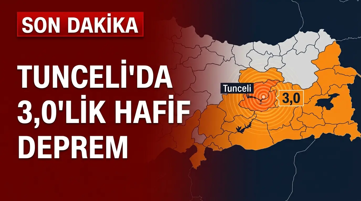 Tunceli Yalınca'da 3.0 Büyüklüğünde Deprem: Sismik Uyarılar