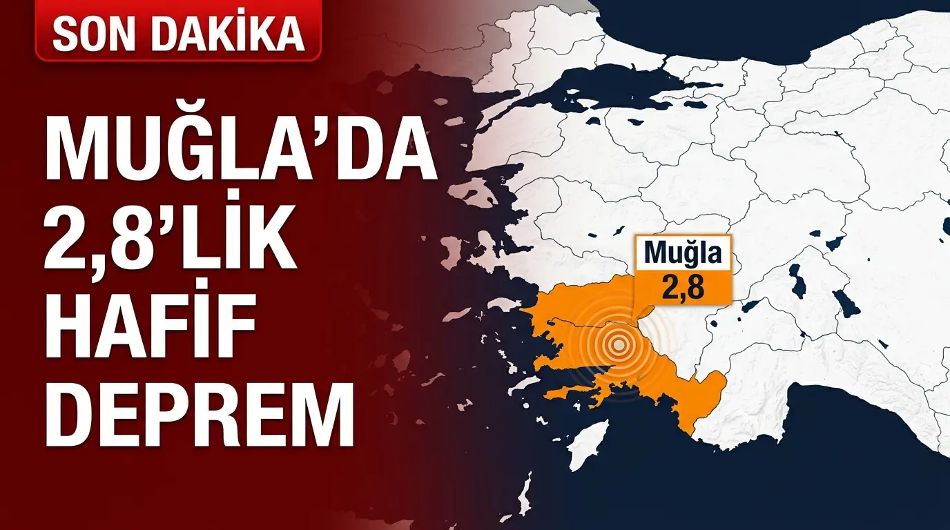 Muğla Akdeniz’de 2.8 Büyüklüğünde Deprem: Bölgedeki Sismik Hareketlilik