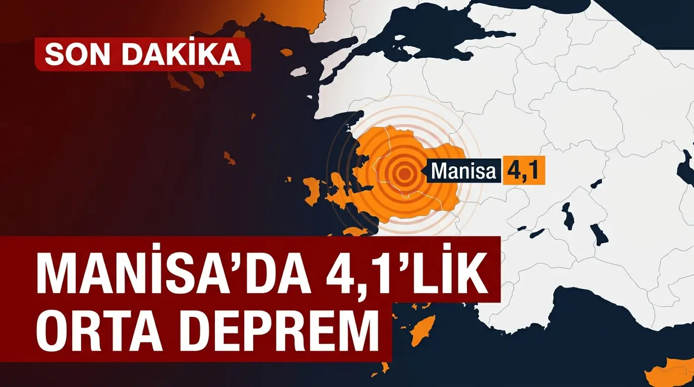 Manisa ve Balıkesir Sınırında 4.1 Büyüklüğünde Deprem: Son Durum