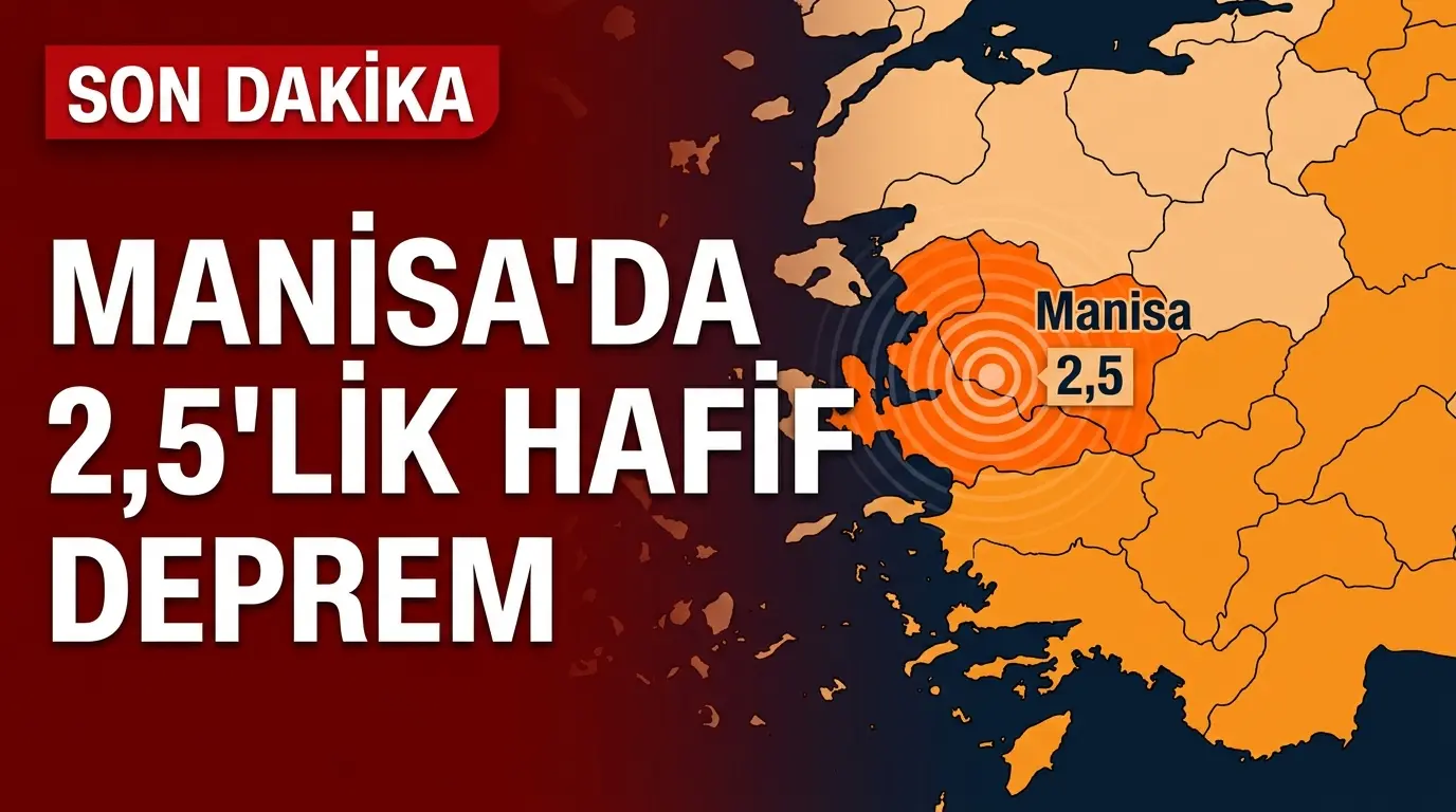 Manisa Sındırgı Sınırında 2.5 Büyüklüğünde Deprem: Son Detaylar