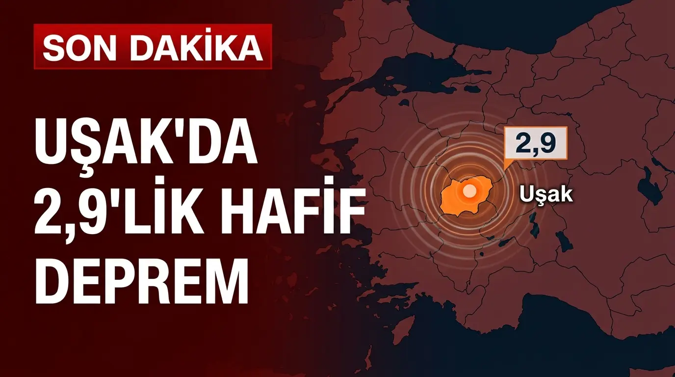 Uşak Simav Depremi: 2.9 Büyüklüğünde Sarsıntı ve Bölgesel Riskler