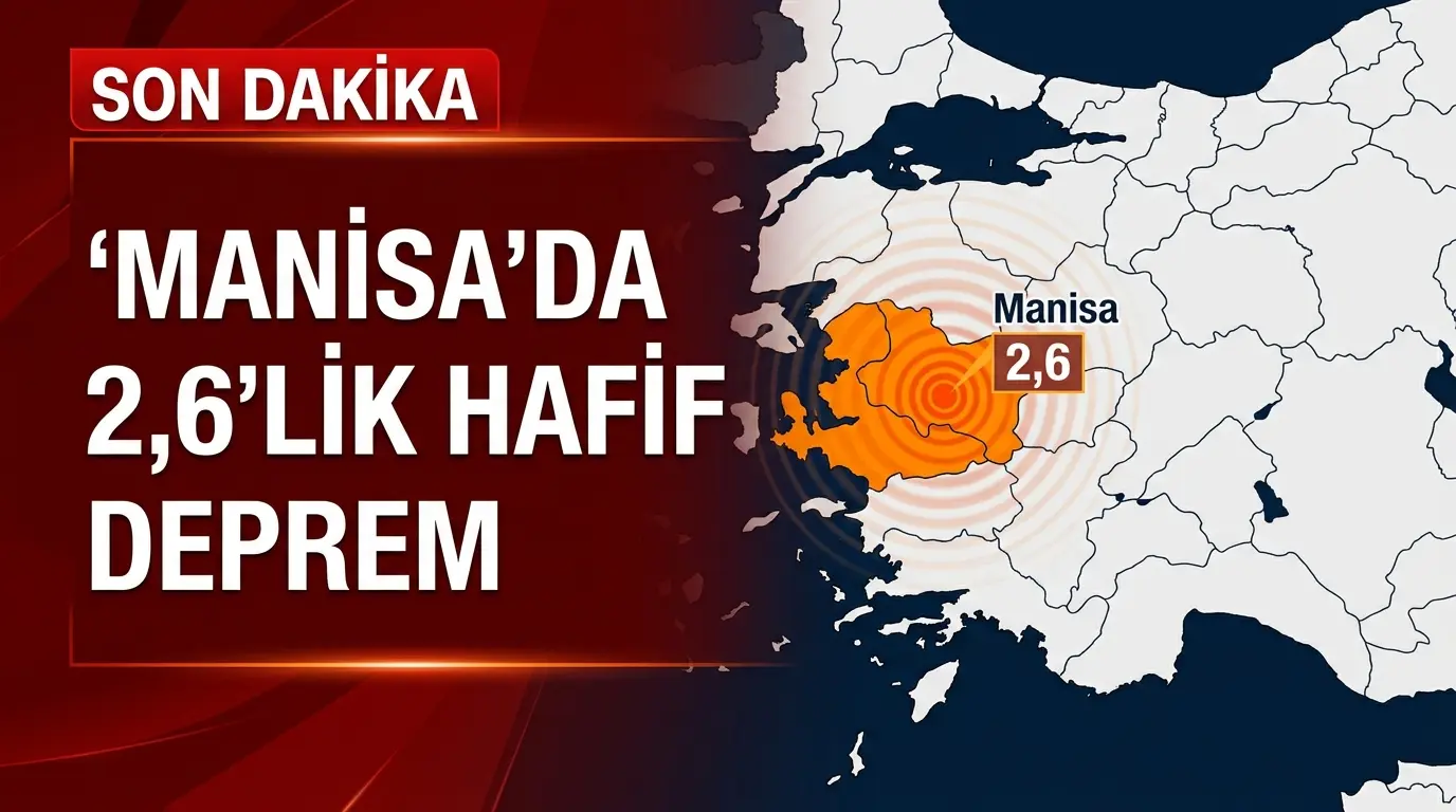 Manisa ve Balıkesir Sınırında 2.6 Büyüklüğünde Deprem: Son Durum