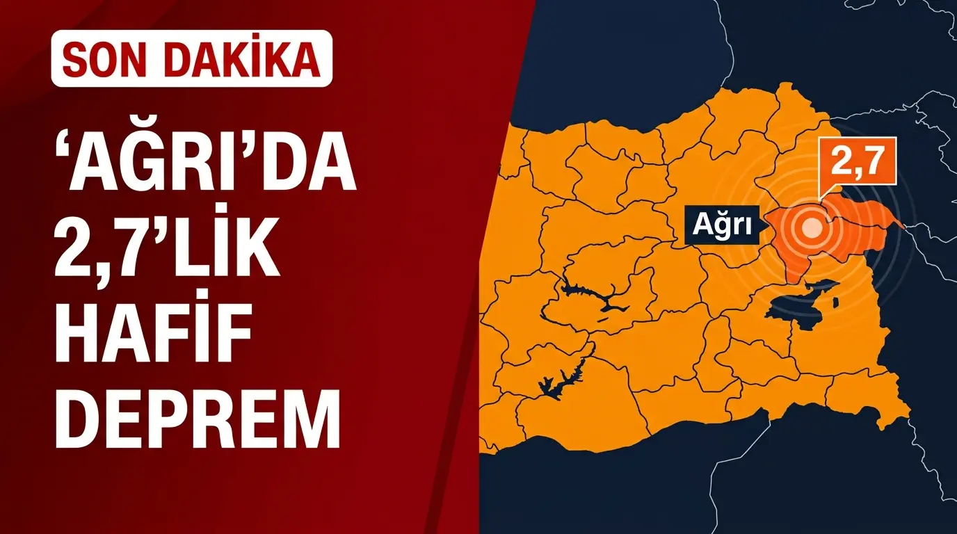 Ağrı Karagündüz'de 2.7 Büyüklüğünde Deprem: Bölgesel Sismik Analiz