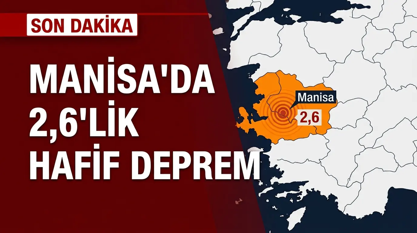 Balıkesir Sındırgı'da 2.6 Büyüklüğünde Deprem: Manisa Sınırı