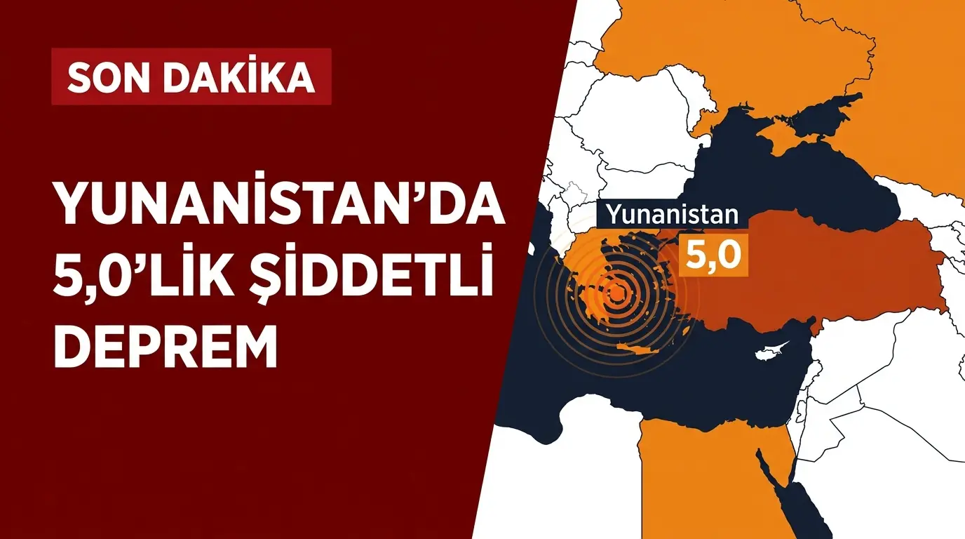Akdeniz'de Korkutan Deprem: Yunanistan Açıklarında 5.0 Büyüklüğünde Sarsıntı