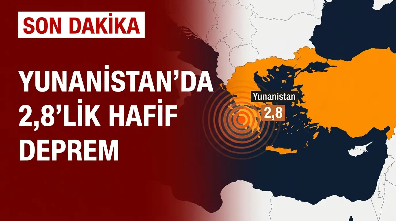 Ege Denizi'nde 2.8 Büyüklüğünde Deprem: Yunanistan Sismik Hareketliliği
