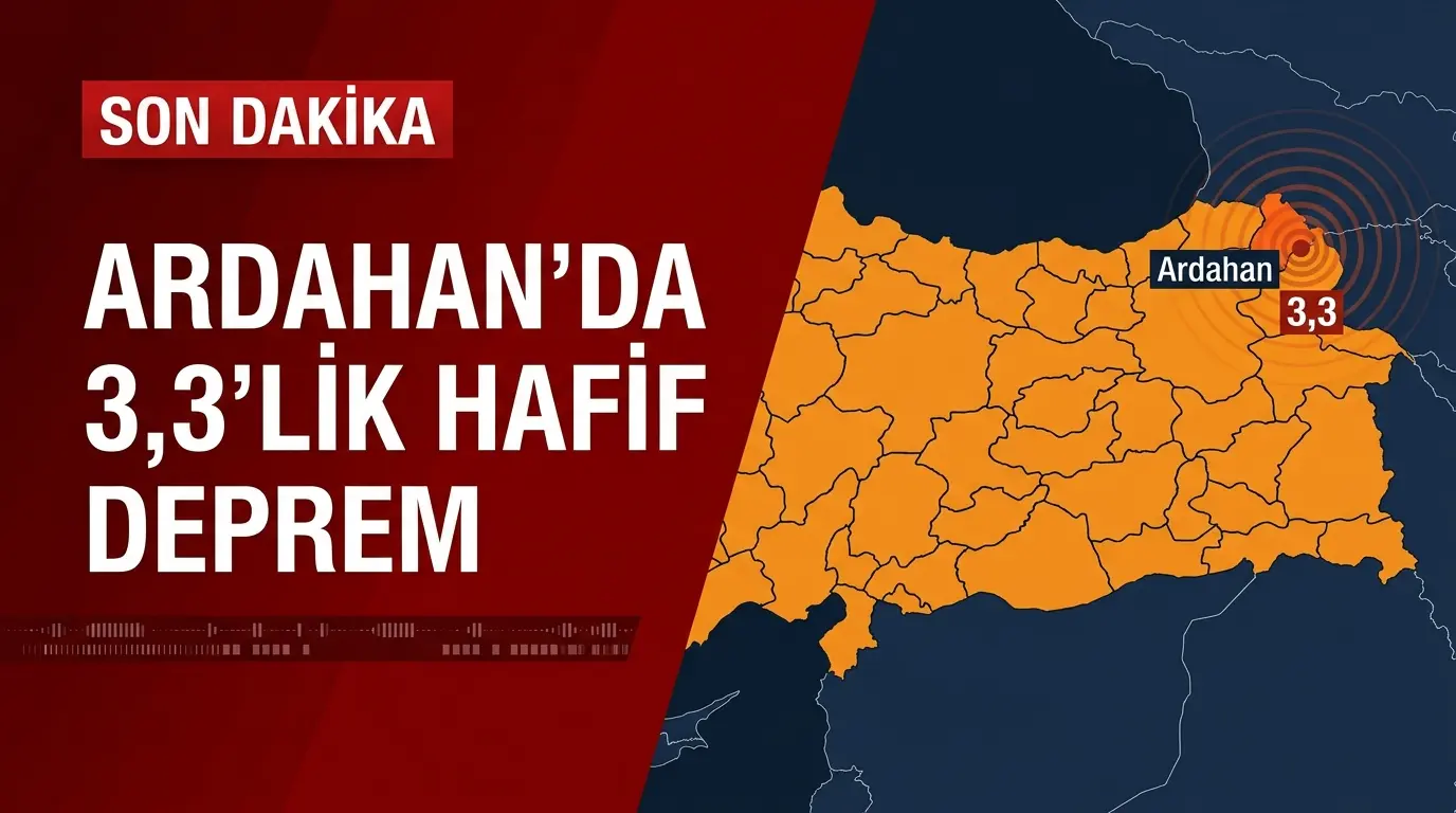 Ardahan Sınırında Deprem: 3.3 Büyüklüğündeki Sarsıntı Ne Anlama Geliyor?