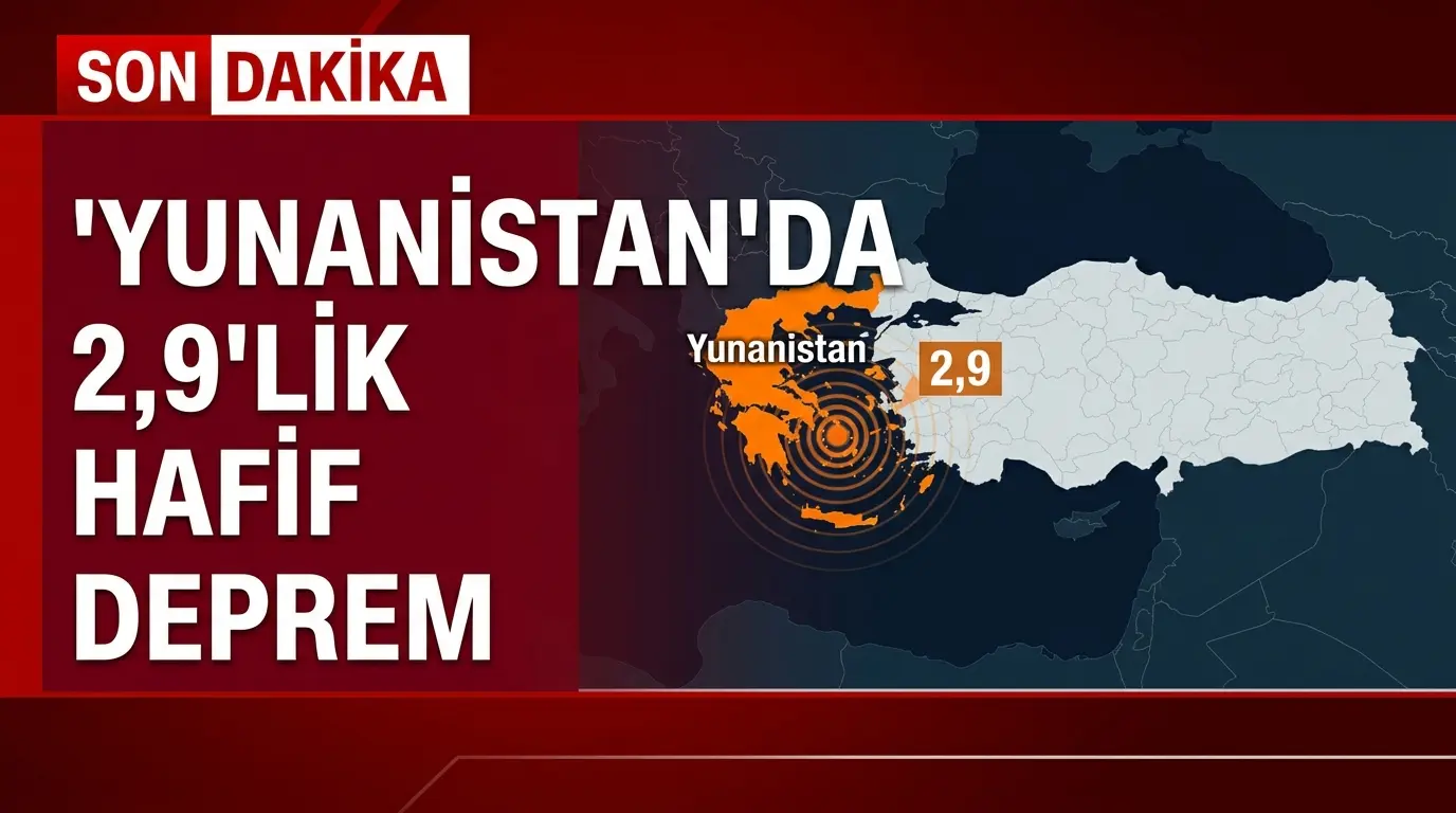 Ege Denizi Yunanistan 2.9 Depremi: Bölgesel Sismik Hareketlilik