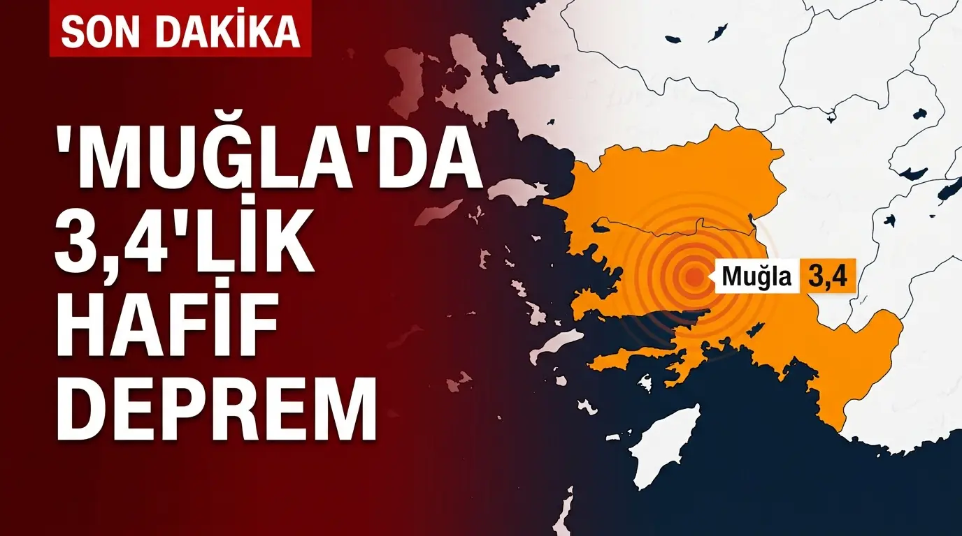 Muğla Ege Denizi'nde 3.4 Büyüklüğünde Deprem: Son Durum ve Riskler