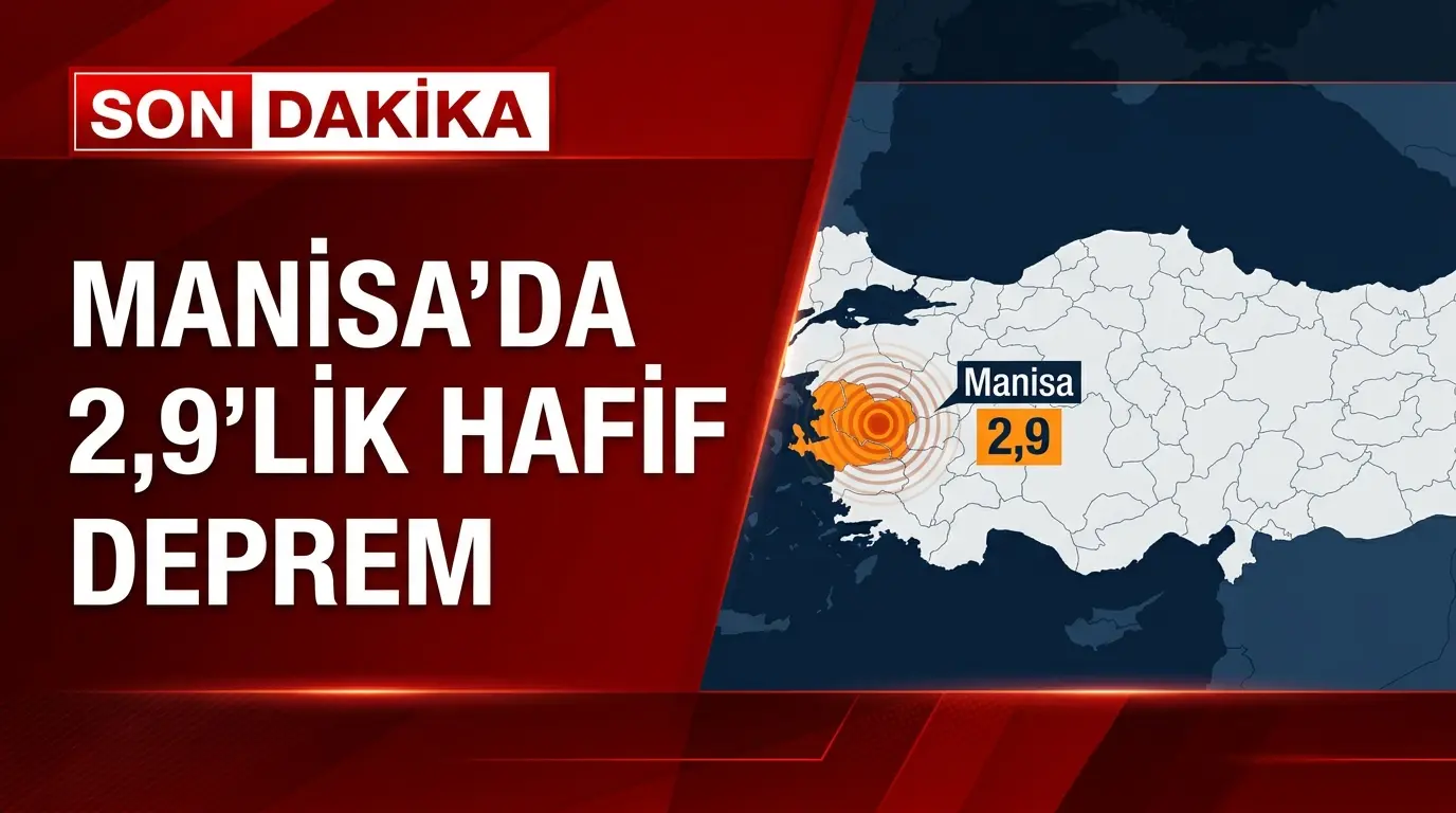 Manisa Halalca Yakınlarında 2.9 Büyüklüğünde Deprem: Son Durum