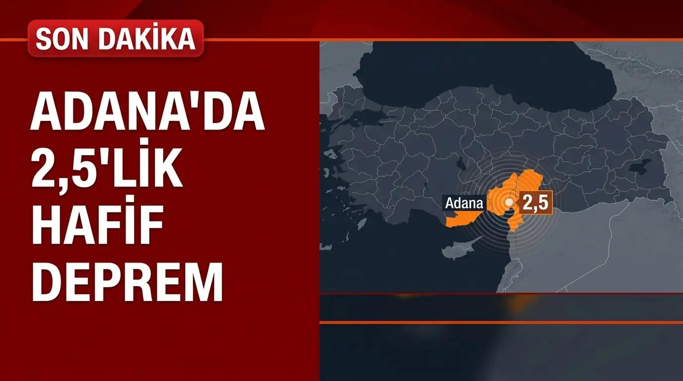 Adana Bekereci-Kadirli Depremi: 2.5 Büyüklüğünde Sarsıntı Detayları