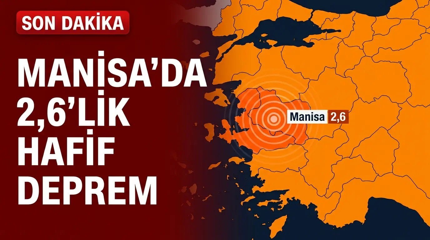 Manisa ve Kütahya Sınırında Deprem: Yağıllar-Simav 2.6 ile Sarsıldı