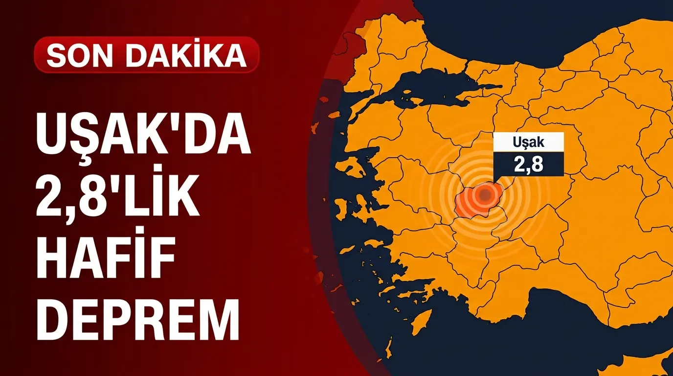 Uşak Sınırında Korkutan Sarsıntı: 2.8 Büyüklüğünde Deprem Haberi