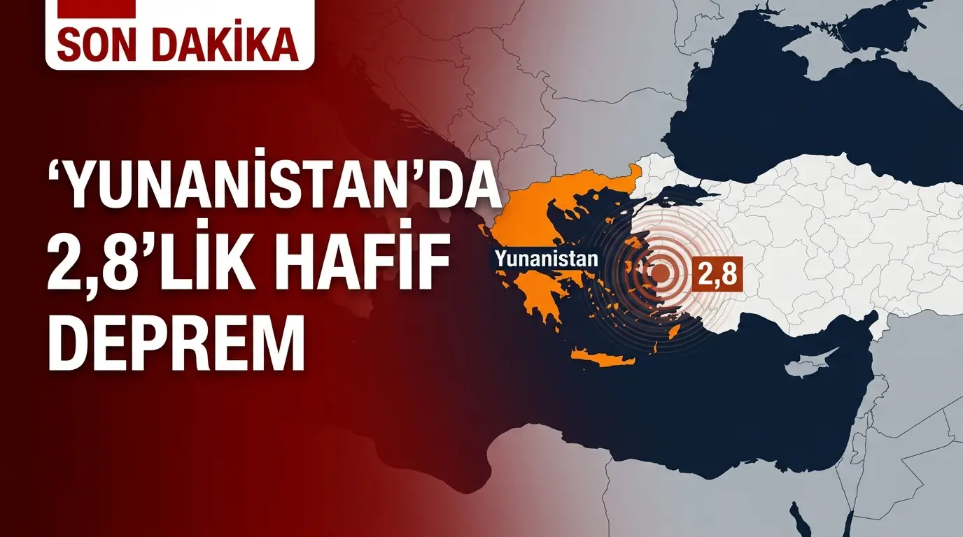 Ege Denizi Yunanistan 2.8 Büyüklüğünde Deprem Haberi ve Detaylar