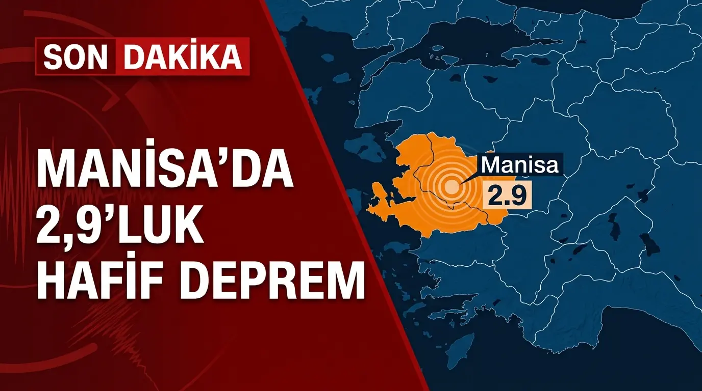Manisa ve Balıkesir Sınırında 2.9 Büyüklüğünde Deprem: Son Durum