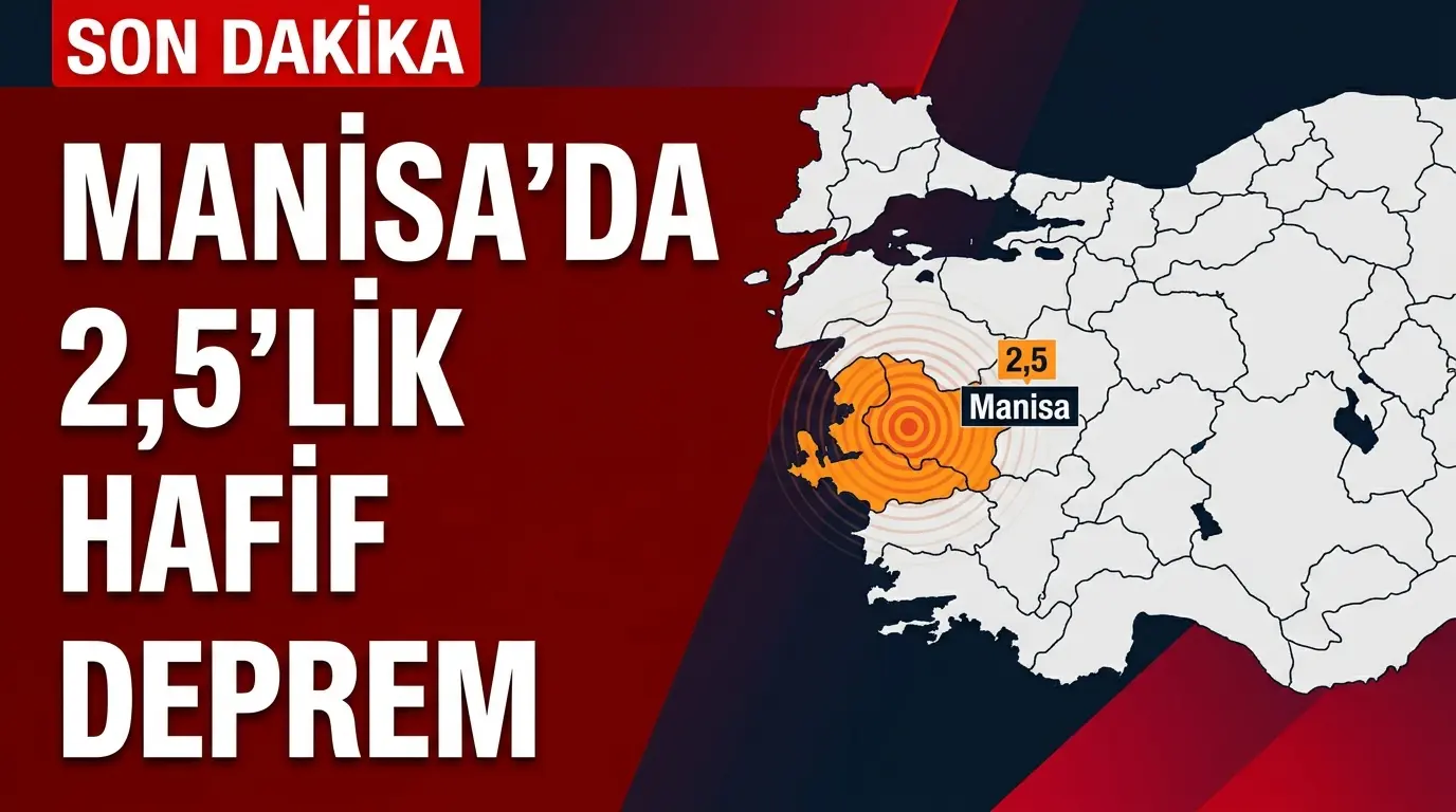 Balıkesir ve Manisa Hattında Hareketlilik: 2.5 Büyüklüğünde Deprem