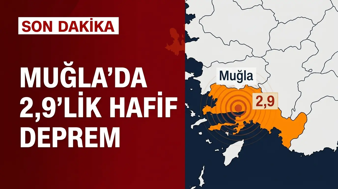 Muğla Oniki Adalar'da 2.9 Büyüklüğünde Deprem Meydana Geldi