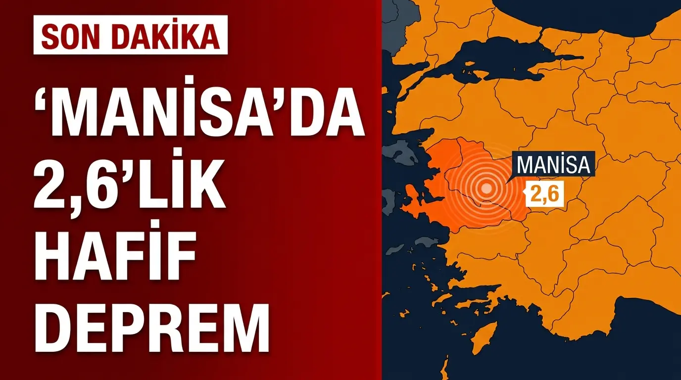 Manisa Ketendere’de 2.6 Büyüklüğünde Deprem: Bölge Risk Altında Mı?