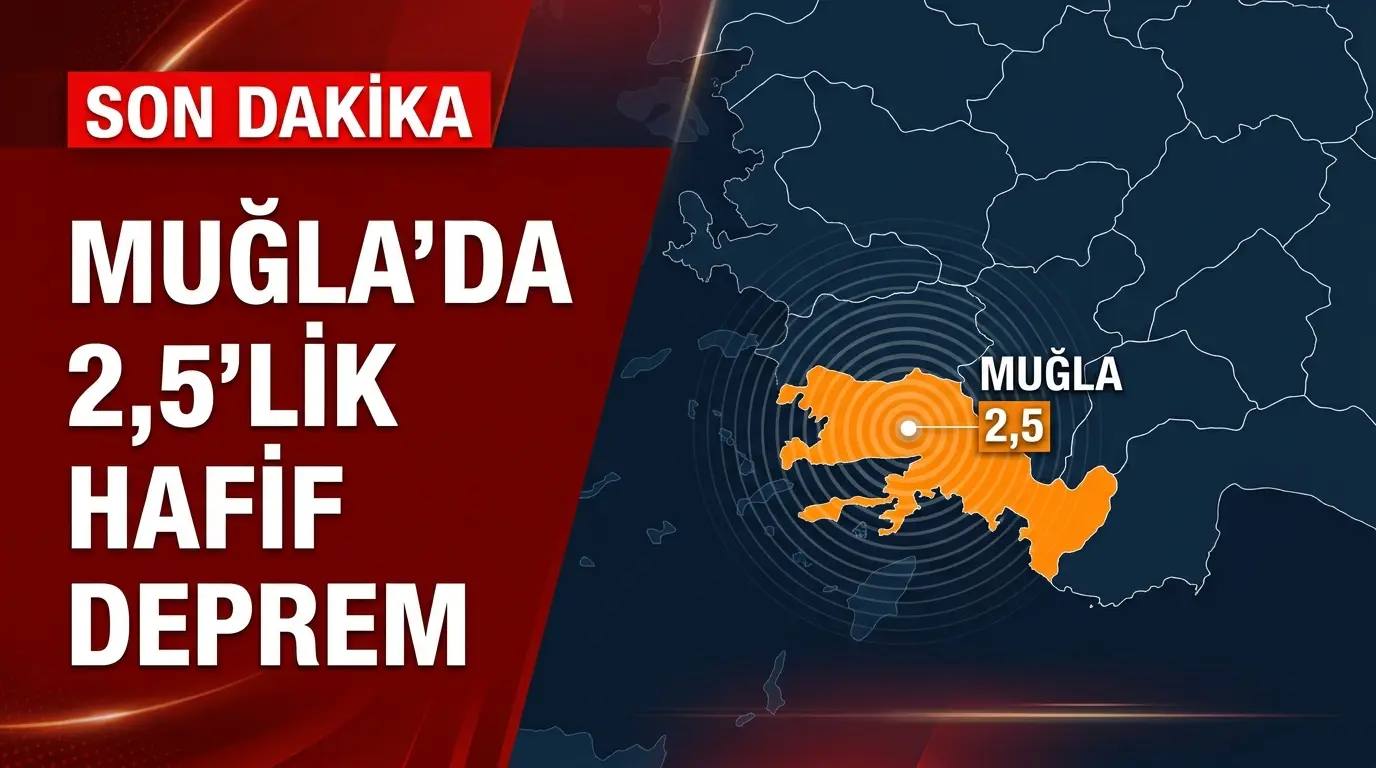 Muğla Ege Denizi Deprem Haberi: 2.5 Büyüklüğünde Sarsıntı Kaydedildi