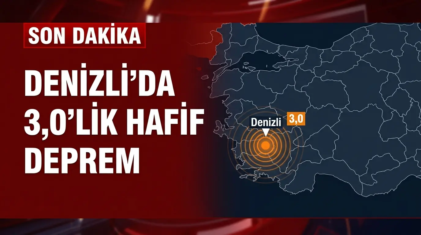 Denizli ve Burdur Sınırında Korkutan Sarsıntı: Gece Yarısı Deprem