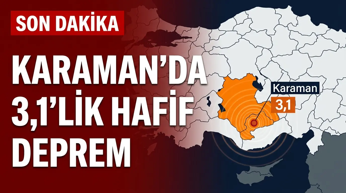 Konya Selçuklu'da 3.1 Büyüklüğünde Deprem: Karaman Risk Altında mı?