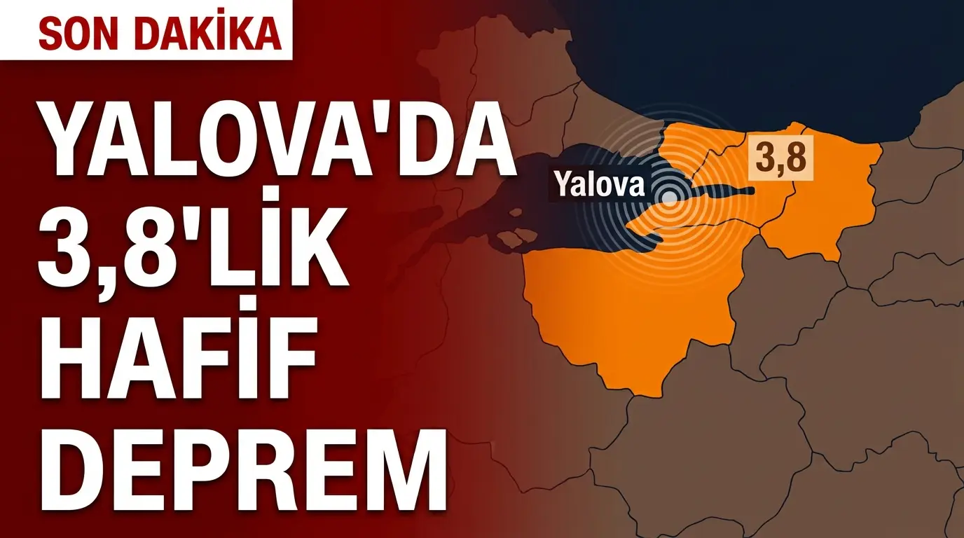 Bursa Karacabey Depremi: Yalova'da Hissedilen 3.8 Büyüklüğündeki Sarsıntı