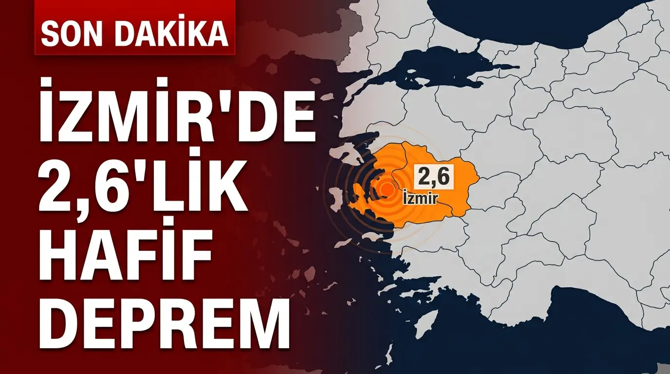 İzmir Kuşadası Körfezi'nde 2.6 Büyüklüğünde Deprem: Sismik Hareketlilik Sürüyor