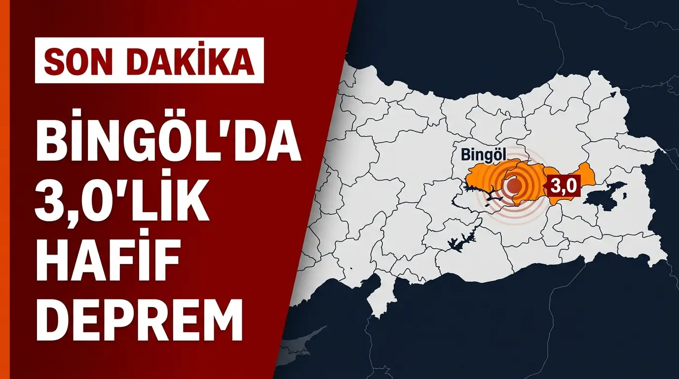 Bingöl Deprem Son Dakika: Kulp Sınırında 3 Büyüklüğünde Sarsıntı