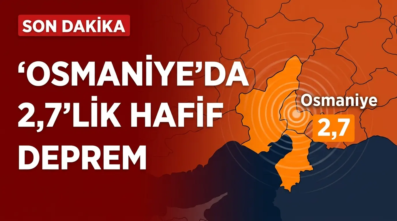 Osmaniye Kumarlı Depremi: 2.7 Büyüklüğünde Sarsıntı ve Bölgesel Riskler